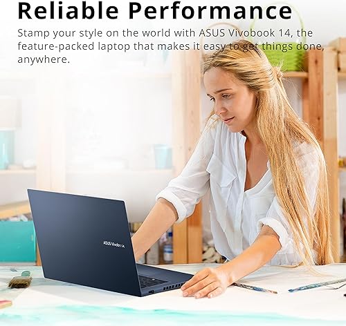 Miniatura 7 de ASUS Vivobook 14 14 pulgadas FHD portátil ligero, Intel Core i5 1240P, 16 GB de RAM, SSD de 512 GB, teclado retroiluminado, gráficos Iris Xe, cámara