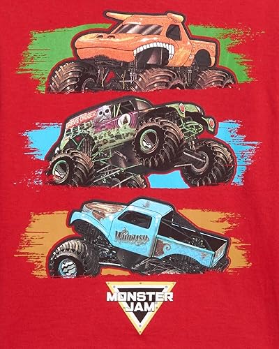 Miniatura 5 de Monster Jam Paquete de 2 camisetas para niños pequeños a niños grandes