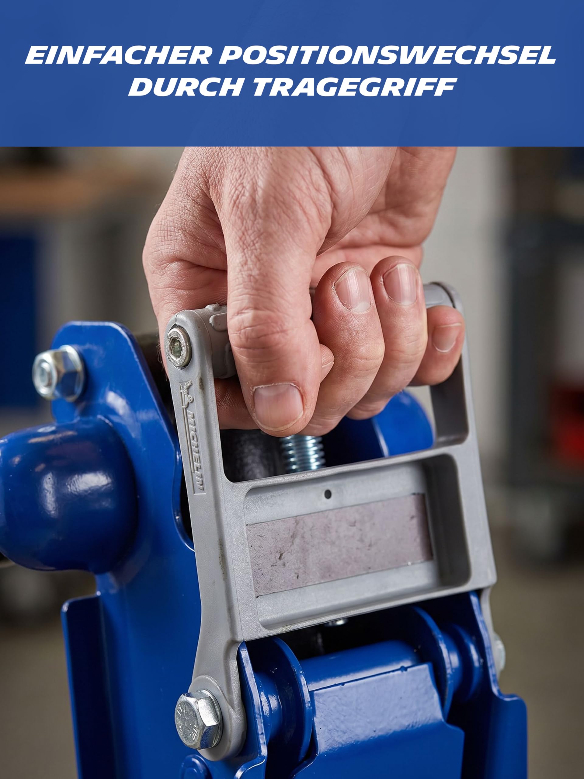 MICHELIN Wagenheber 2T hydraulisch – Rangierwagenheber 2000kg für PKW & SUV – Autoheber mit 360° Schwenkrädern, 350 mm Hubhöhe – stabil für Reifenwechsel & Werkstatt | Rangierwagenheber 2000kg für PKW & SUV Autoheber mit 360° Schwenkrädern, 350 mm Hubhöhe