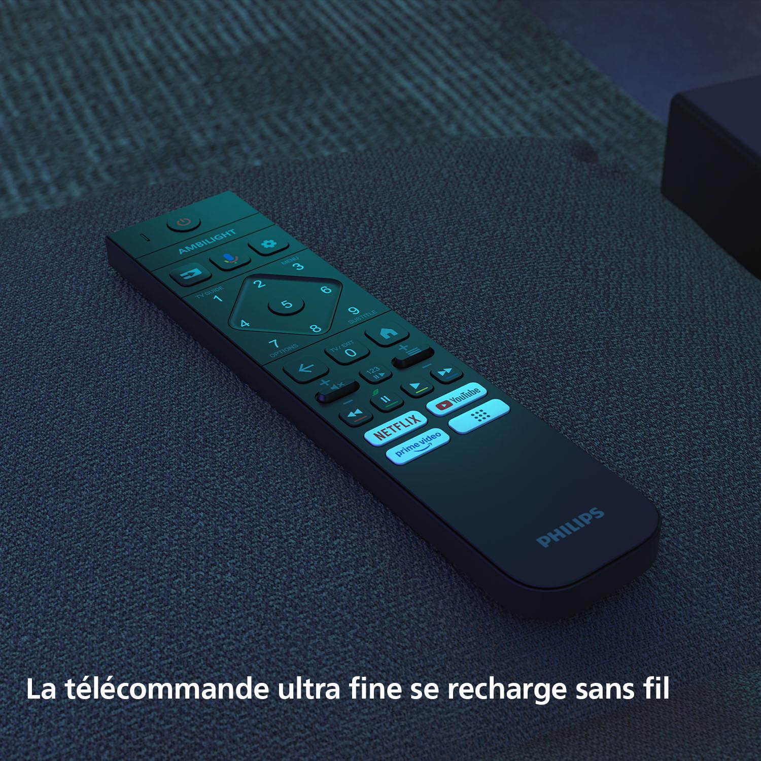 Philips Ambilight 48OLED810 4K OLED Smart TV, écran 48 ", avec Moteur Perfect Picture Engine Ultra HD, Titan OS, Dolby Vision et Atmos Sound Fonctionne avec Alexa et Google Assistant Vocal