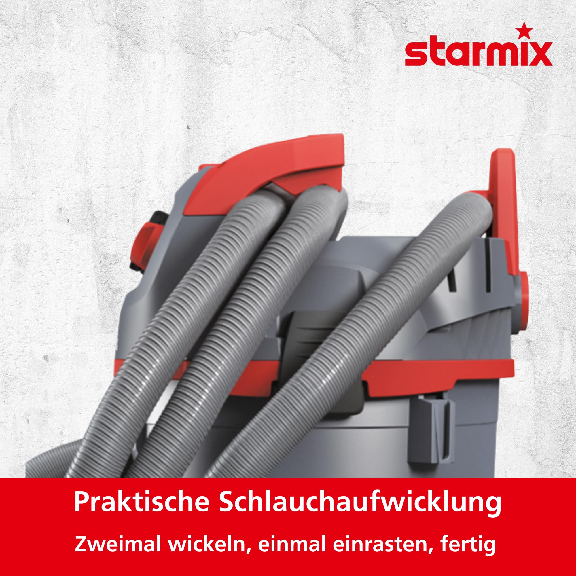 starmix uClean ARDL-1432 EHP – Industriesauger Staubklasse L mit autom. Filterabreinigung, M-Filter, Gerätesteckdose & stufenloser Drehzahlregelung – 1400 W, 32 L Nass-/Trockensauger | Made in Germany