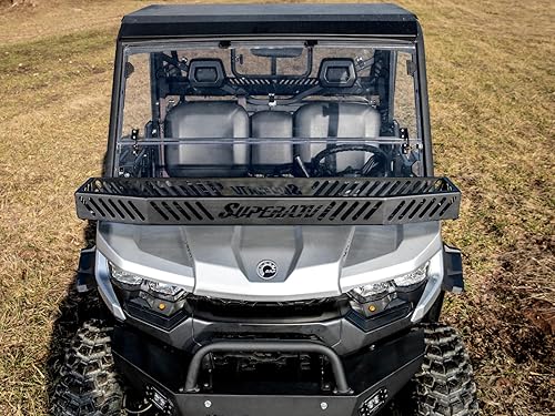 Miniatura 7 de SuperATV Soporte para capó Bravo para Can-Am Defender HD 5 / HD 7 / HD 8 / HD 10 / MAX (ver accesorio) | Acero con recubrimiento en polvo | 150