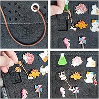 Vista 7 de 2 piezas M-96 ranuras para colgar en la pared, estuche de exhibición de colección de pines, soporte de almacenamiento de colección de broches