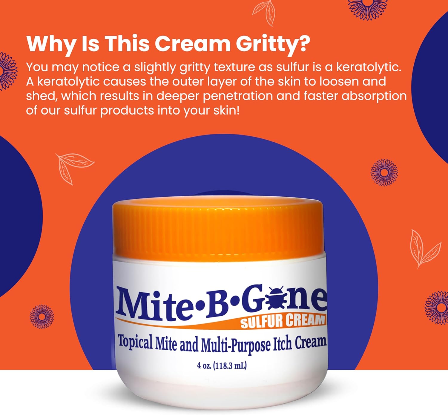 Naturasil Mite-B-Gone Treatment Pack - (1) 4oz Mite Cream + 2 Sulfur Soaps | for Human Mite, Insect & Mosquito Bites Itch | for All Skin Types | Child & Adult Safe - Image 4