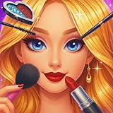 Combina zapatos y accesorios Juegos de maquillaje y viste a Barbie para fiestas de salón y maquillaje.