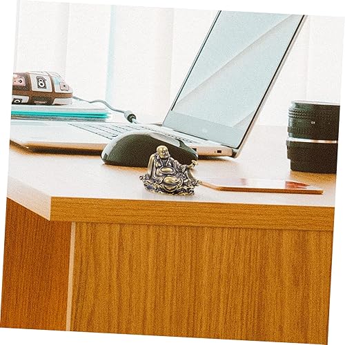 Miniatura 2 de STOBOK 3 piezas de estatua de Buda baratijas Artículos para el hogar Decoración antigua Decoración interior Adornos Chinoiserie Adornos Meditación