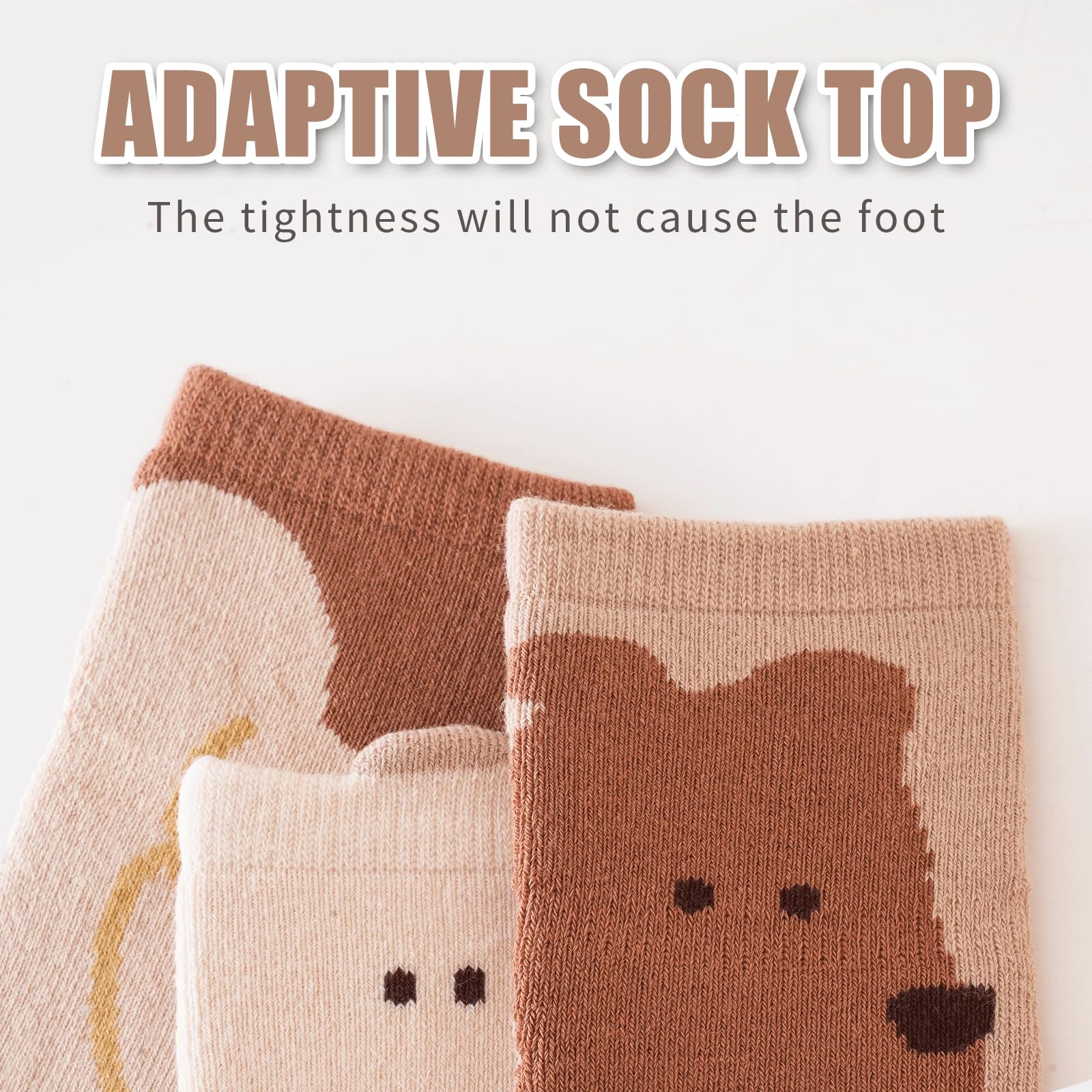 outfit spring Calzini Antiscivolo Bambino Bambina Calze Antiscivolo in Cotone Motivi Animali Neonata Bambini Calzini Invernali 0-12 Mesi 1-5 Anni Compleanno Regalo