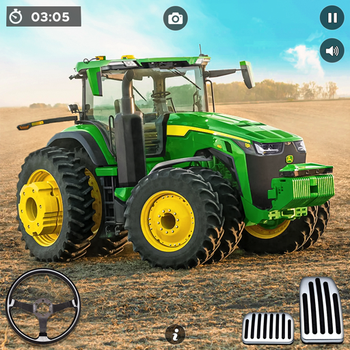 Traktor Dorfleben Landwirtschaft Grand Driving Simulator Spiel - Auto Drescher & Harvester US Farmer Spiele