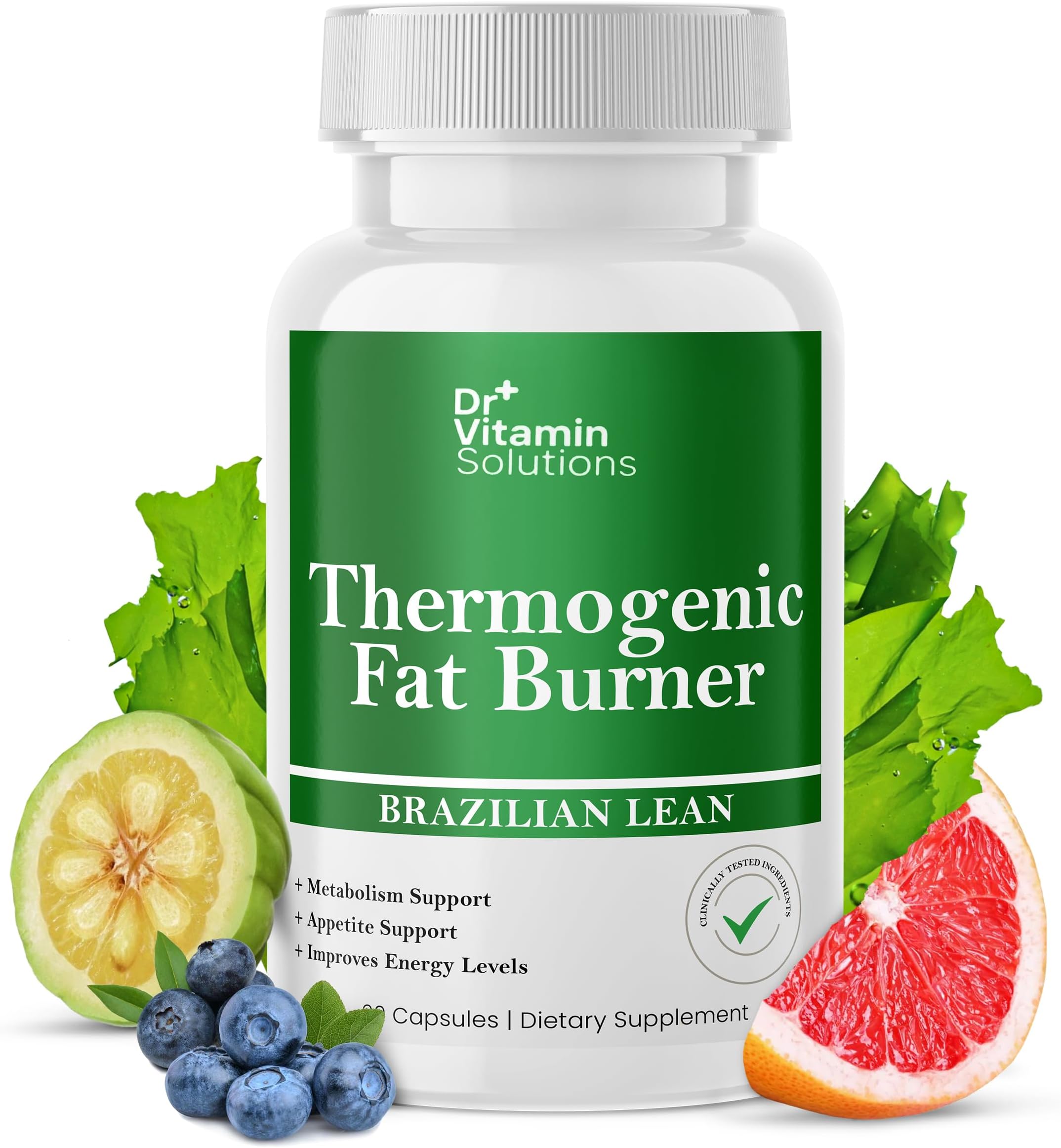 Thermogenic Fat Burner for Women, Weight Loss Pills, 60 Capsules