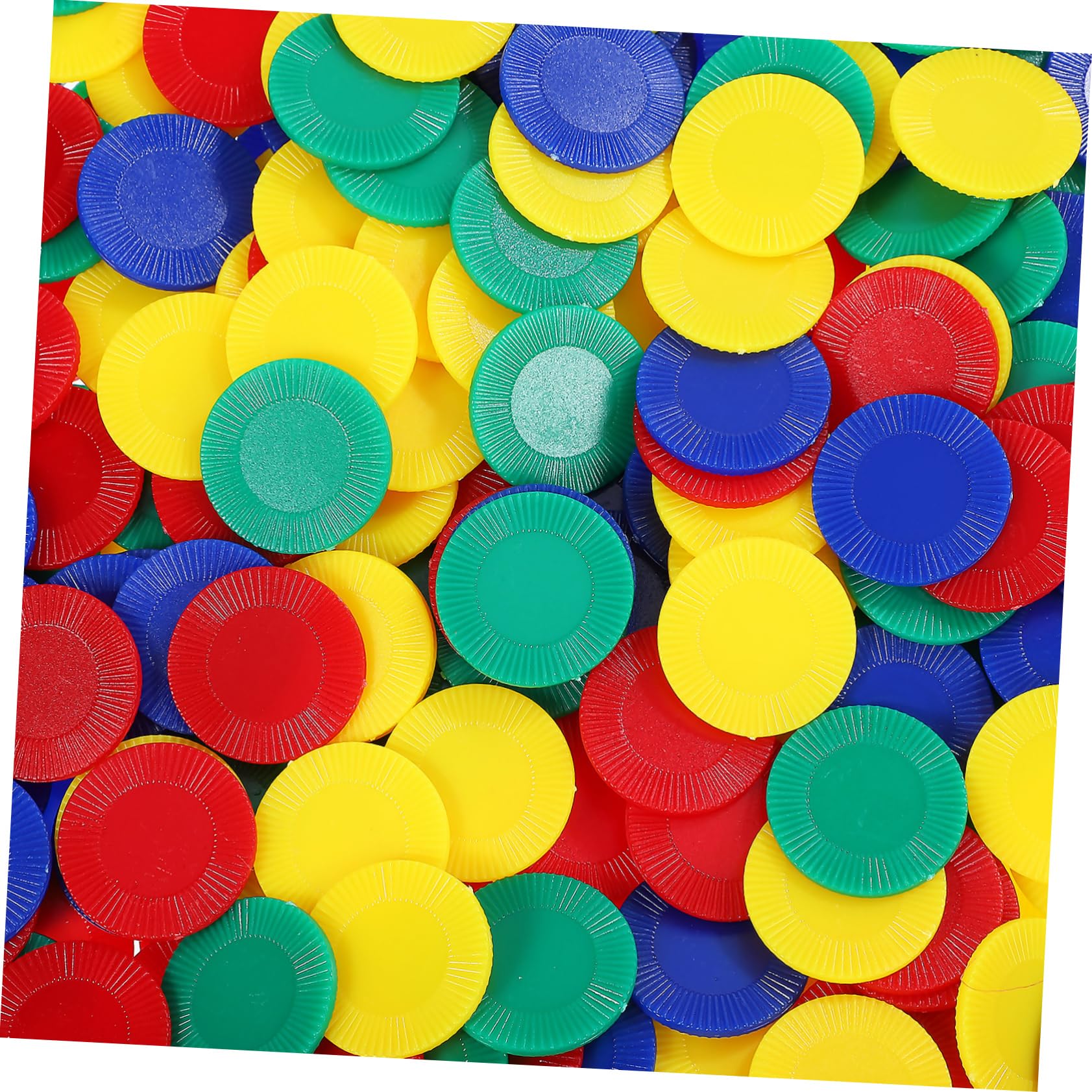 SUPVOX 400 Pcs Game Currency Chips Game Chips Bingo Markers Chips Number Poker Chips Bingo Chips for Games Counting Chips Bulk Counting Discs Small Bingo Chips Party Game Props