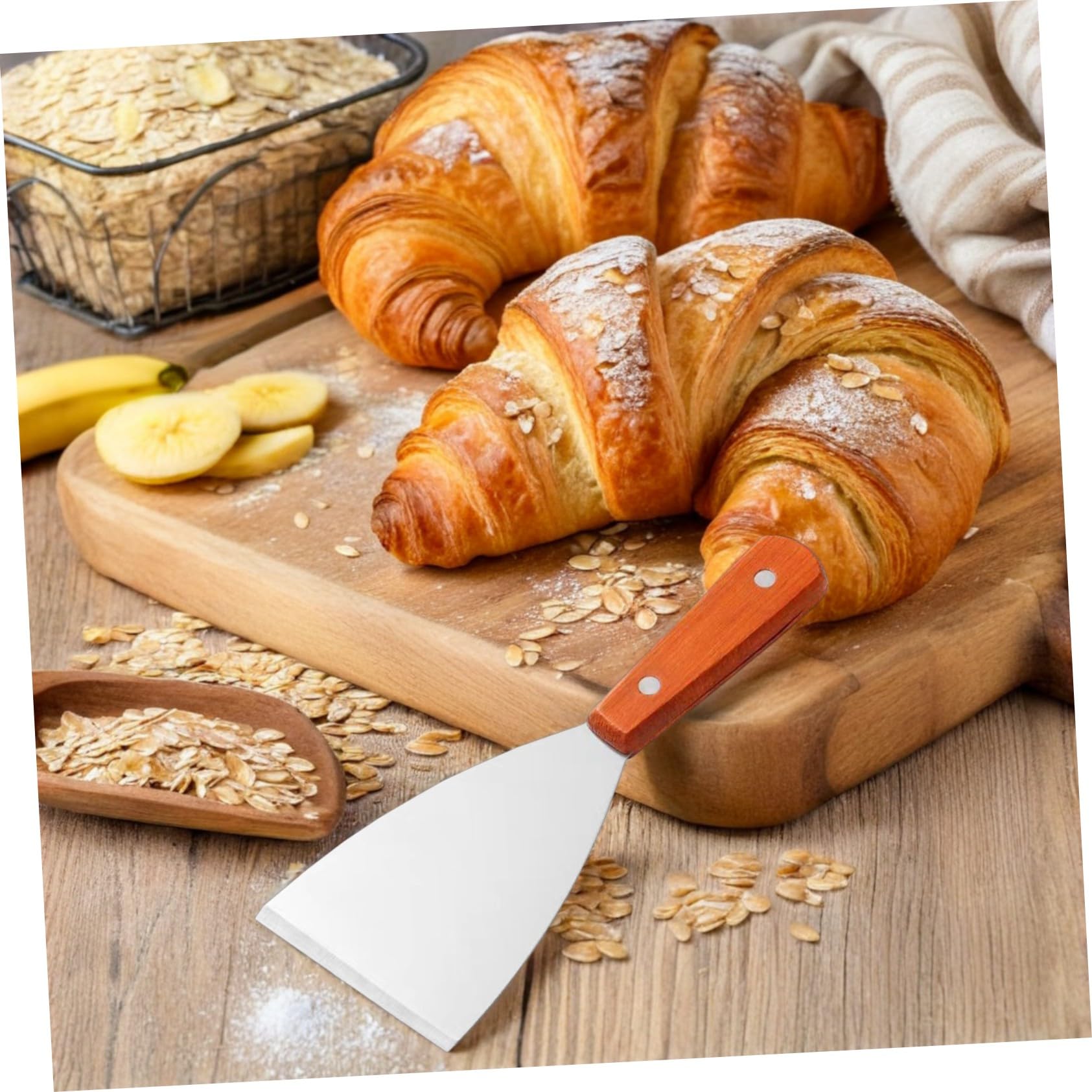 Mobestech Coupe-gâteau Acier Inoxydable Avec Guide De Portions Égales Marqueur Pour Gâteaux Tartes Et Pâtisseries Outil De Cuisine Pratique