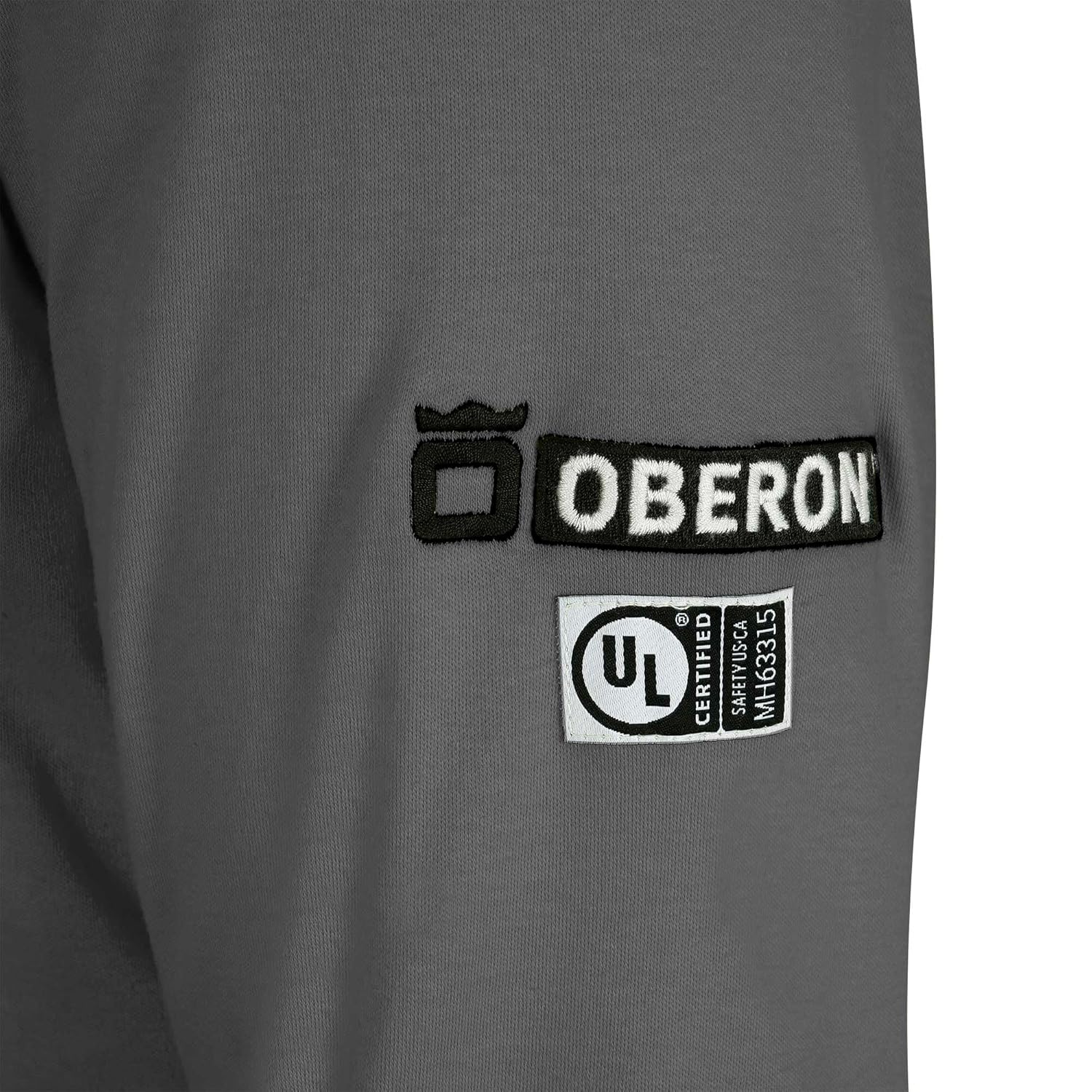 Oberon FR Arc Rated Safety Shirt For Men - Cotton Henley - Flame Resistant - 11 Cal - Pocket - Gray - Image 10
