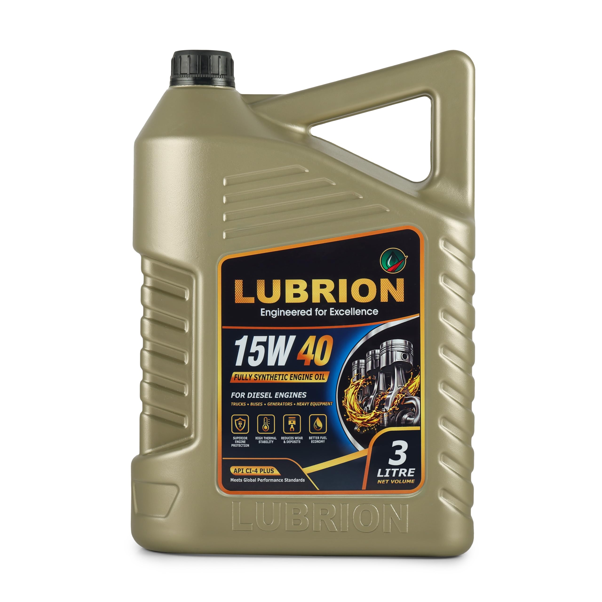 15W-40 Fully Synthetic Diesel Engine Oil 3L | API CI-4 Plus | BS6 Compatible | Heavy Duty Oil for Trucks, Buses & Generators-image-45