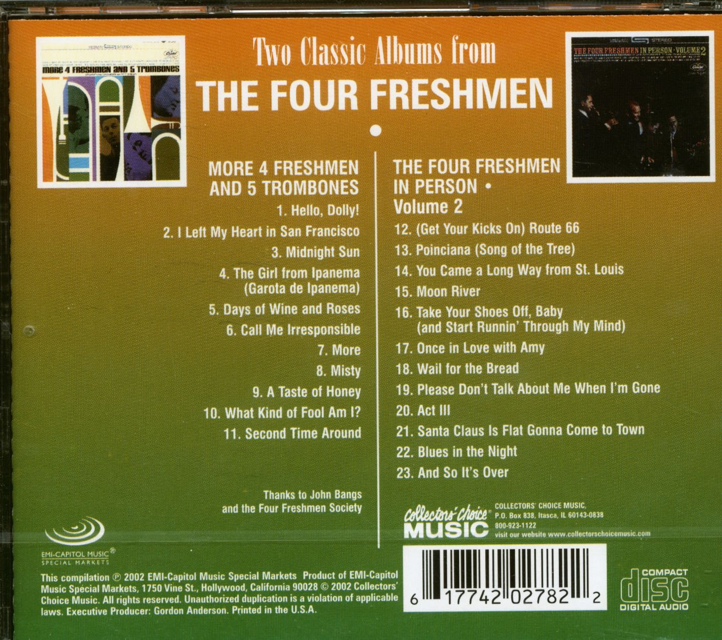 More 4 Freshmen and 5 Trombones/The Four Freshmen in Person, Vol. 2 - Image 2