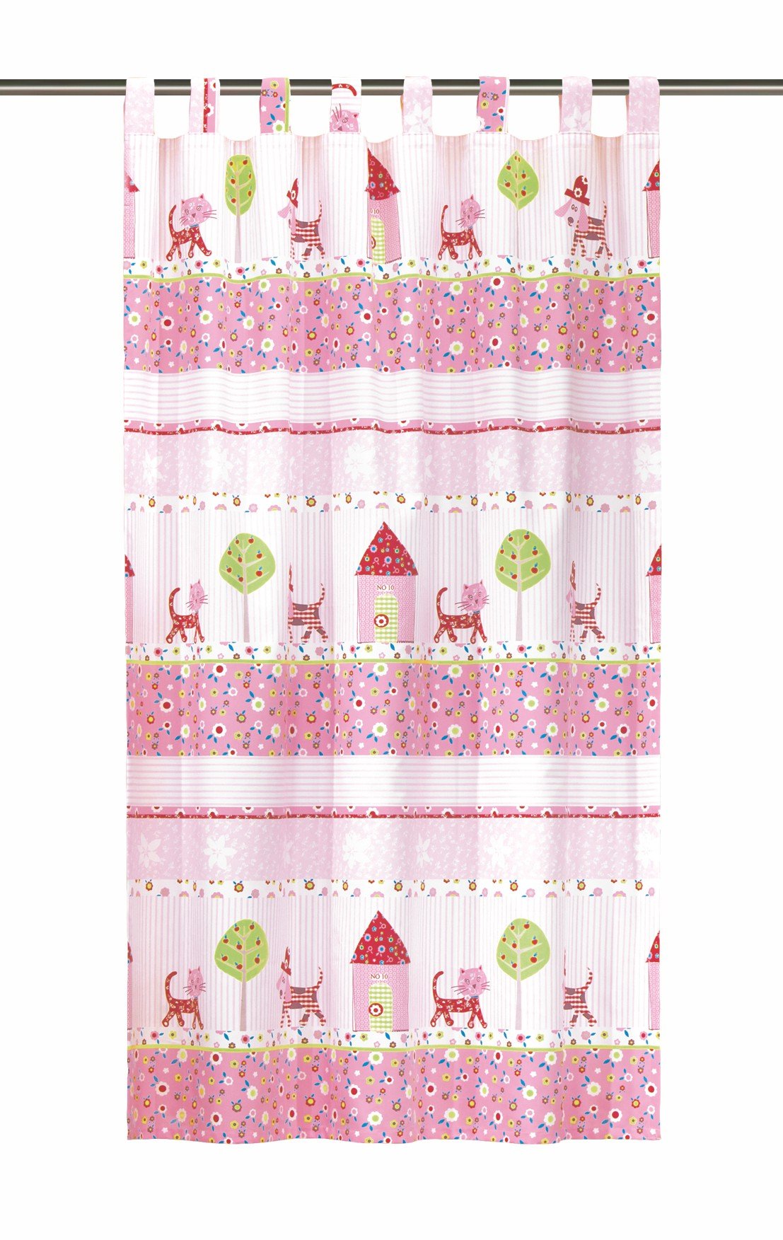 Albani Scarf with 8 Loops for Dogs and Cats 175 x 135 cm Raspberry