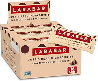 Larabar Chocolate Chip Cookie Dough, Gluten Free Fruit & Nut Bar, 16 Ct