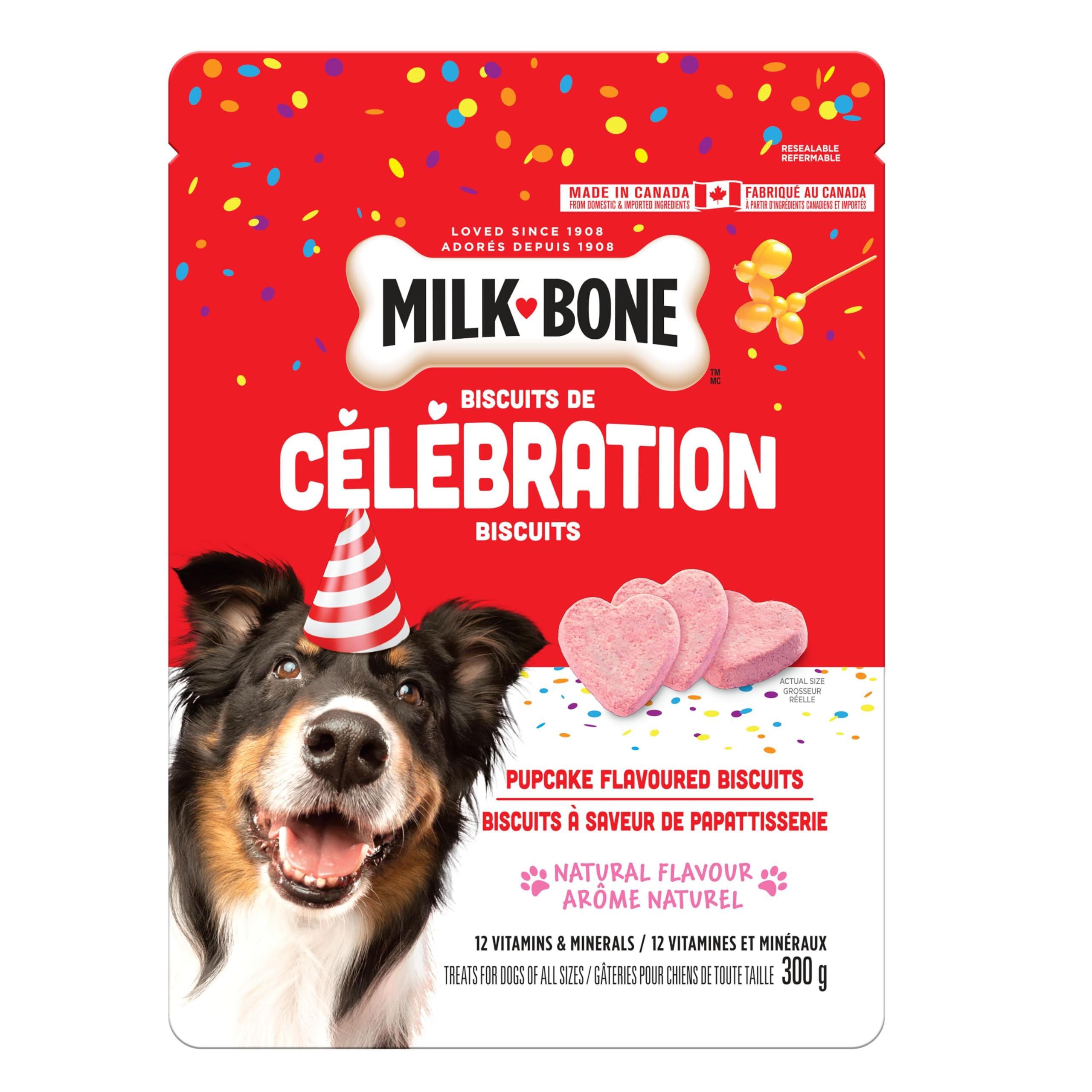 Milk-Bone Celebration Biscuits Dog Treats, 300 g (Pack of 1)