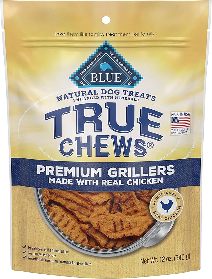 Blue Buffalo True Chews Premium Grillers Natural Dog