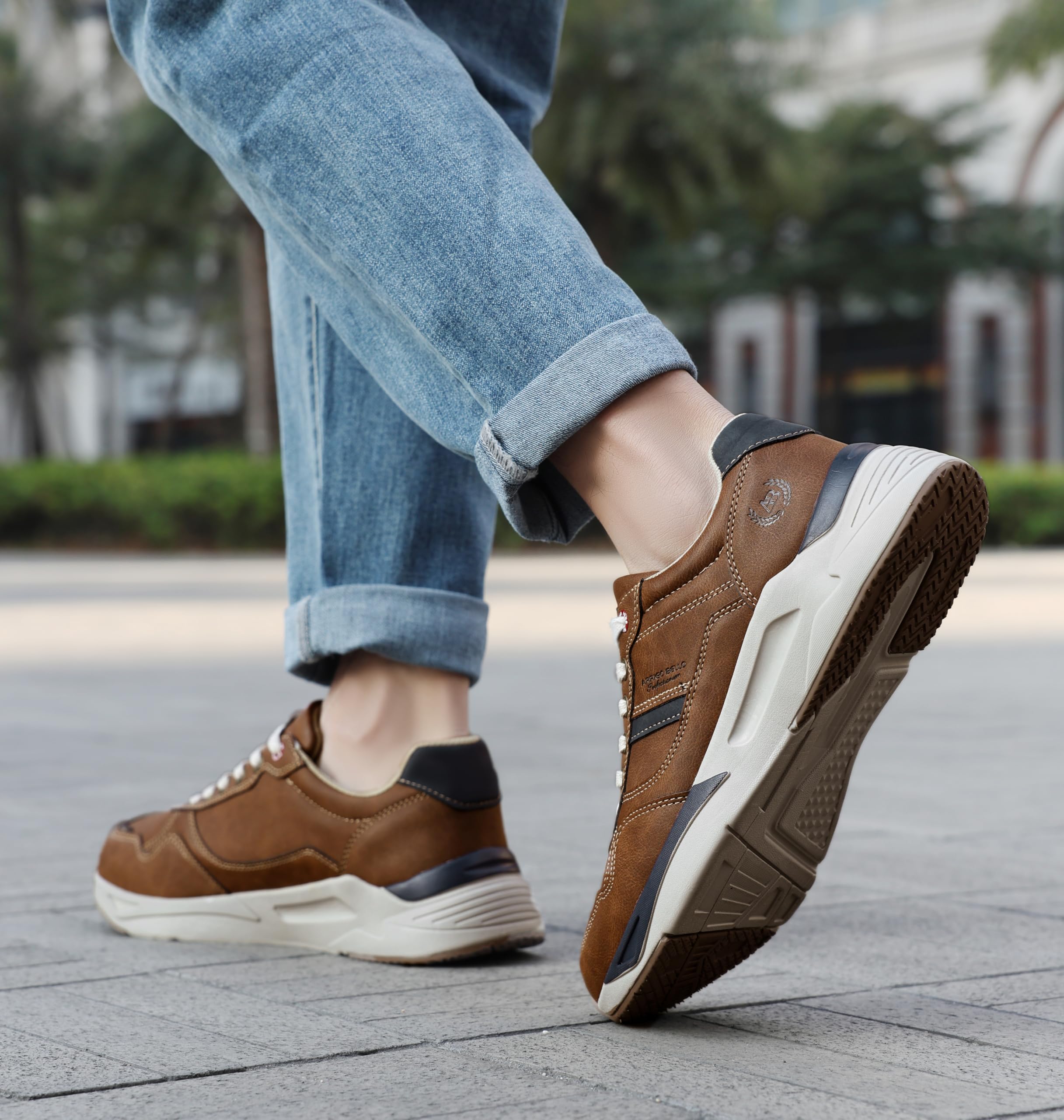 ARRIGO BELLO Sneakers Hombre Calzado para Deportivos Zapatillas Ligeros Moda Entrenadores Transpirable Zapatos para Caminar Tamaño 41-46