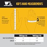 Wells Lamont Gants de jardin et de travail pour enfants avec cuff de sécurité, convient aux jeunes de 5 à 8 ans (952M)