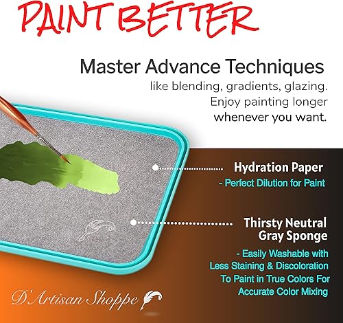 Miniatura 7 de WetNDRi - Paleta húmeda y punta fina serie IV Flat 0 Brush Bundle