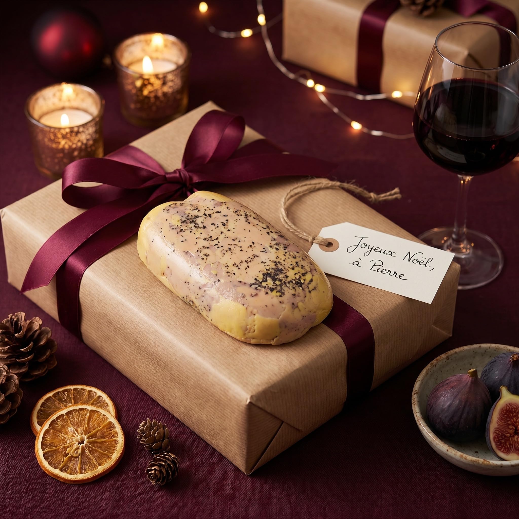 Lobe de Foie Gras de Canard Entier mi-cuit au Poivre Noir 320g