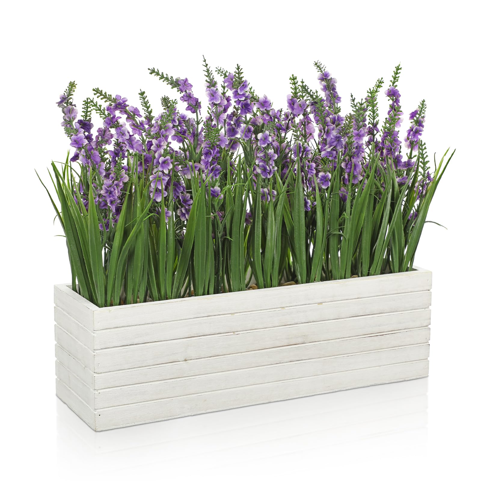 Amazon.com: 14 Inch Artificial Lavender Flower Arrangement in