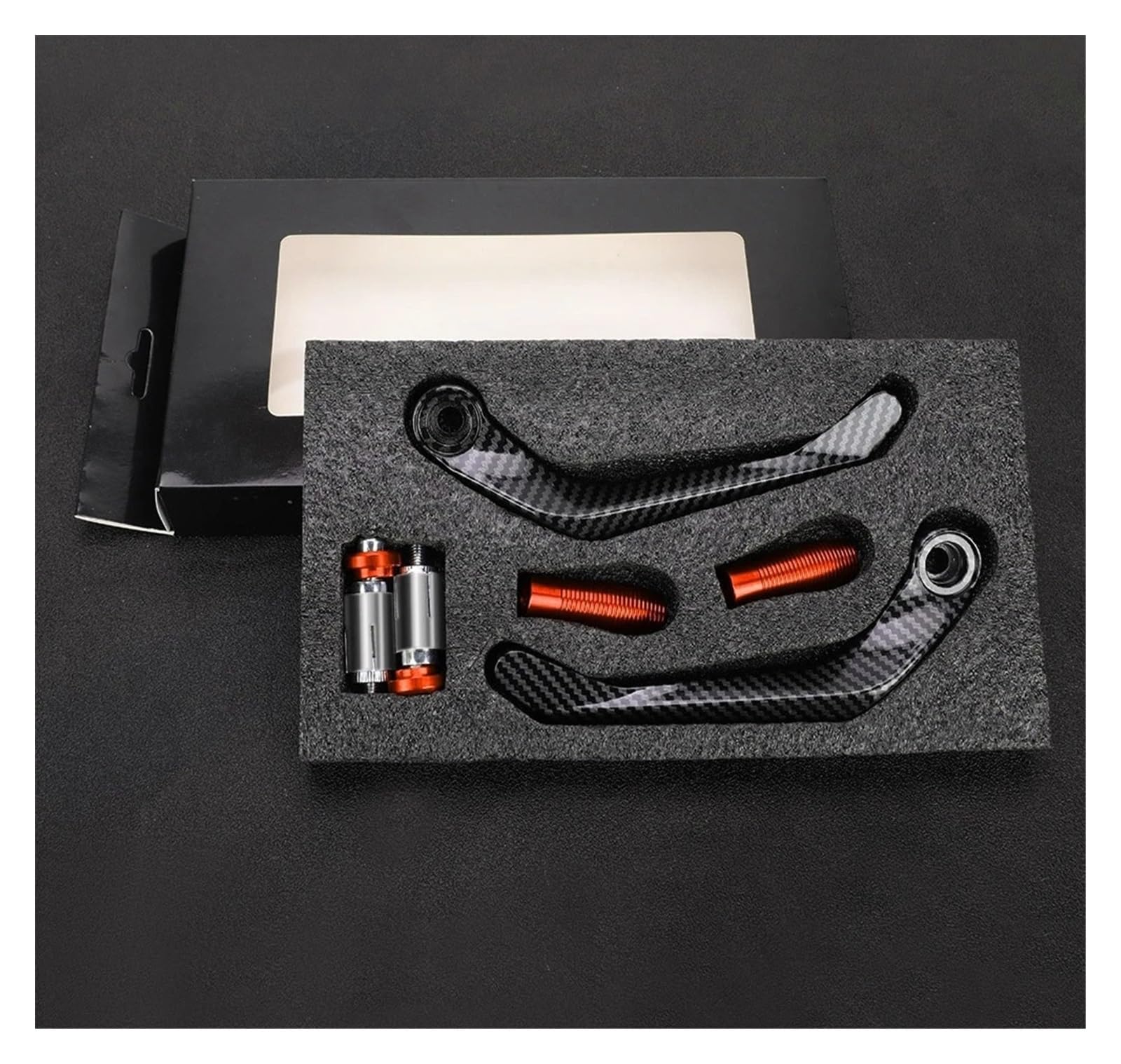 Lbcsrmh Orange Motorcycle Brake Clutch Lever Protector Motorcycle Accessories Levers Guard Brake Clutch Handlebar Protector For Qjmotor Qjsrk600 Srk600 Srk 600 All Years
