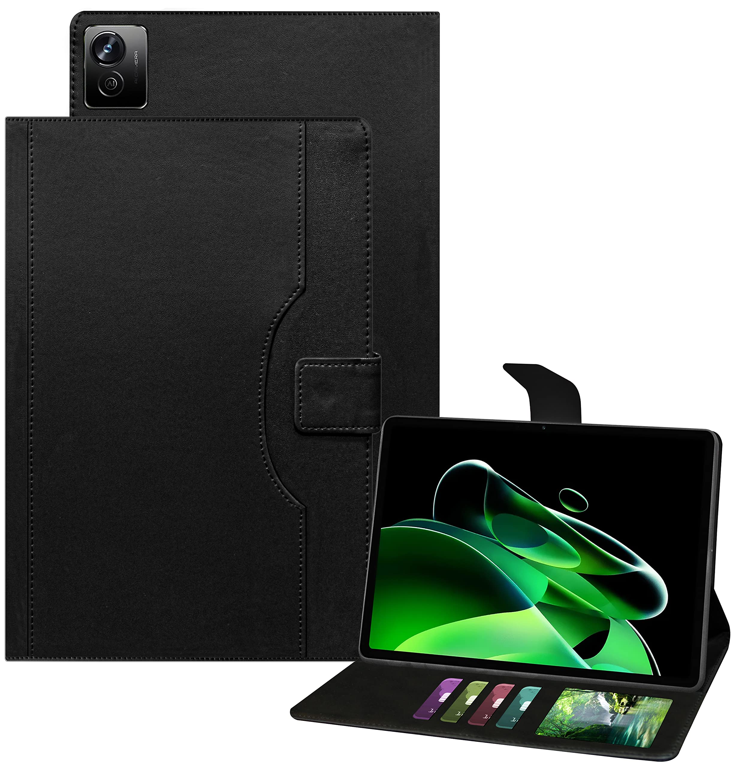 TGK Leather Flip Case Cover for Realme Pad X 11 inch Multi Angle with Viewing Stand (Black) (B0B941Q8CH) Amazon Price History, Amazon Price Tracker