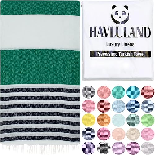 Miniatura 10 de Havluland - Juego de toallas de baño (100 % algodón turco)