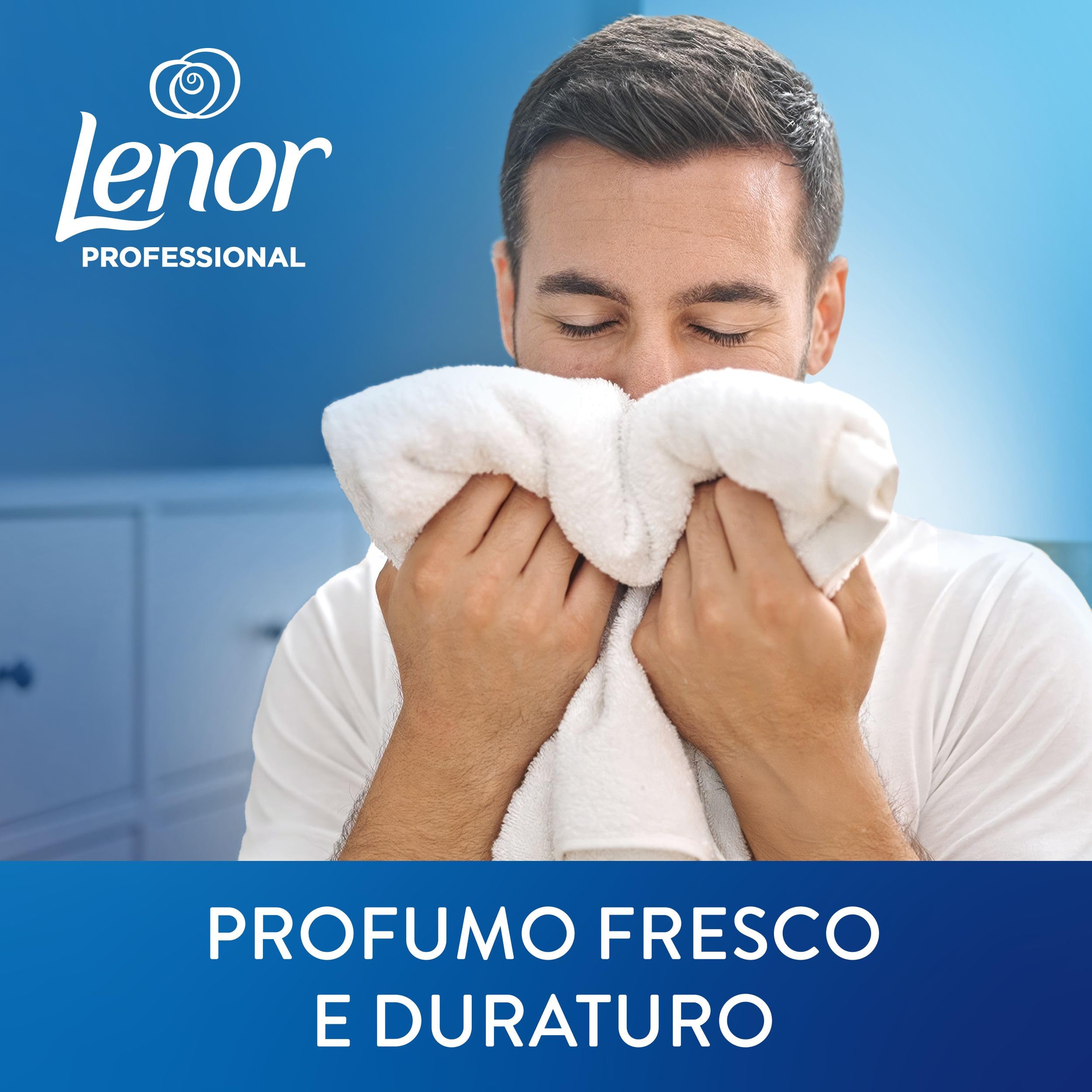 Lenor Professional Ammorbidente Concentrato, 600 Lavaggi (200 x 3), 12L (4L x 3), Brezza Estiva, Morbidezza Irresistibile e Freschezza Duratura, Per Bucato Professionale
