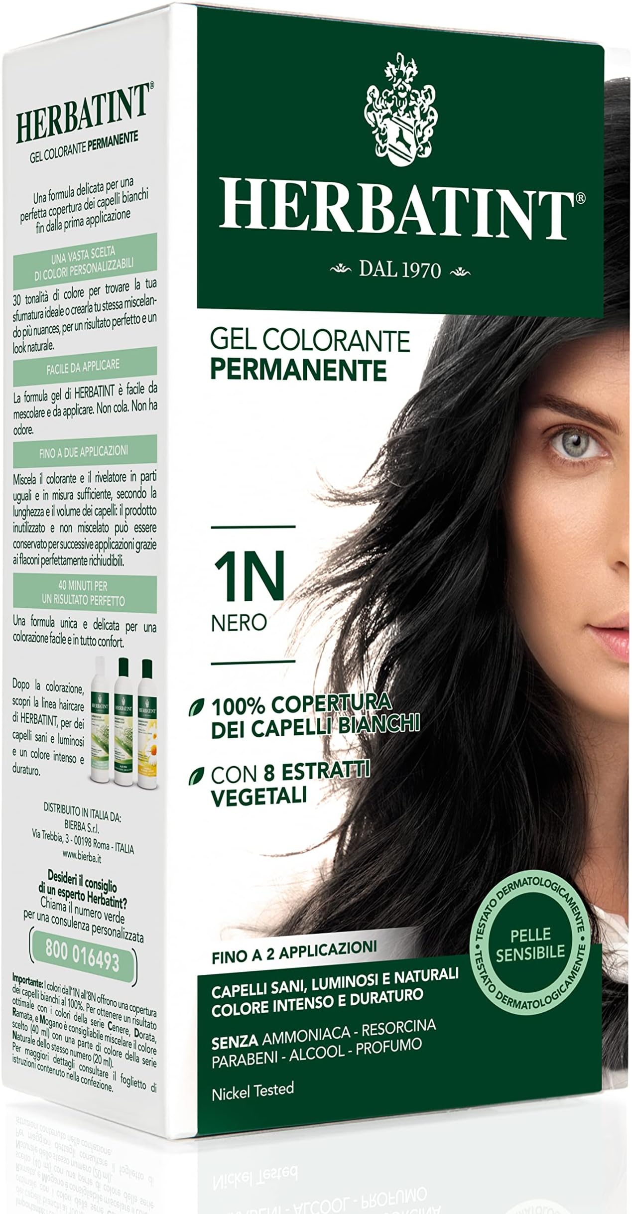 Herbatint | Hair Dye 1N Black