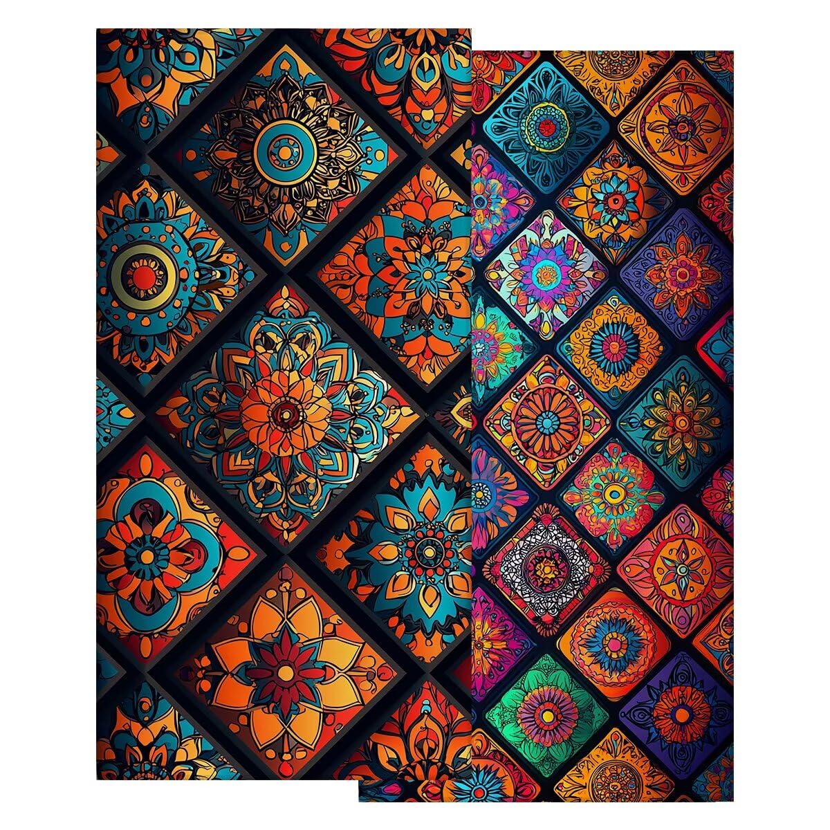 Ręcznik plażowy z mikrofibry, zestaw 2 dużych ręczników kąpielowych 90x200 cm, szybkoschnący ręcznik kąpielowy retro, ręczniki plażowe, sportowe ręczniki z mikrofibry do podróży -4790