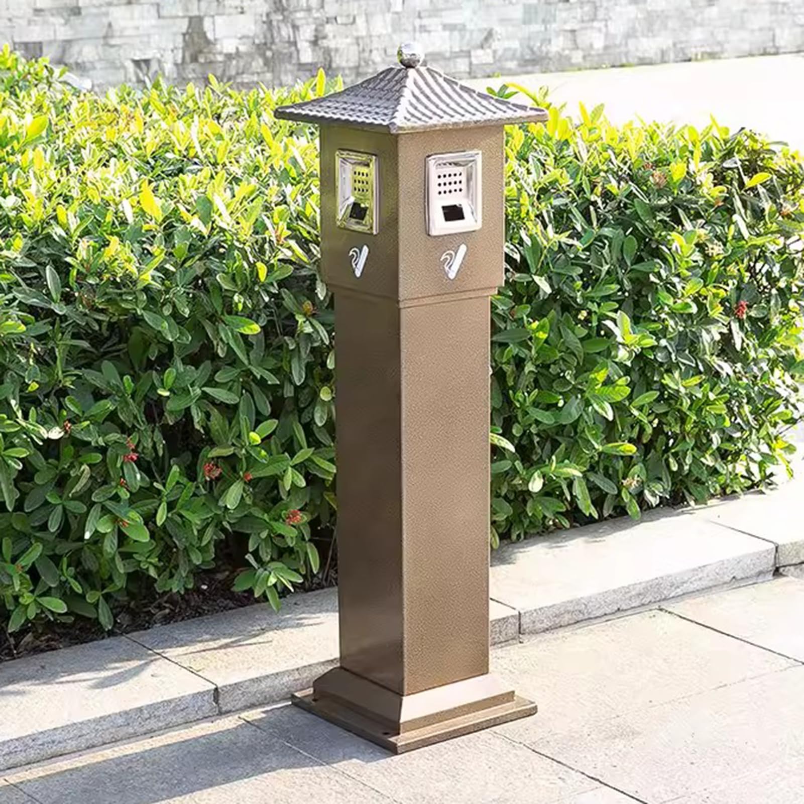 Cendrier,Cendrier Télescopique En Acier Inoxydable Avec Couvercle