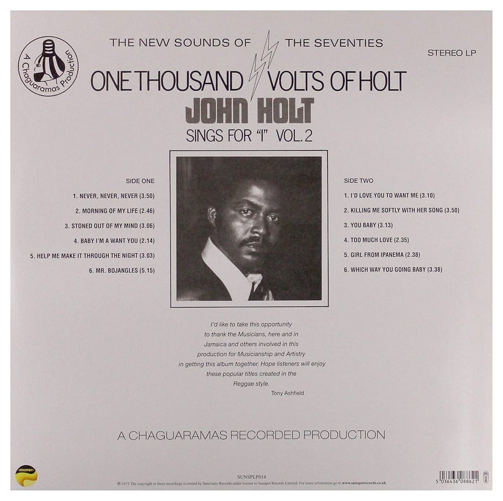1000 Volts of Holt (Vinyl): John Holt: Amazon.ca: Music