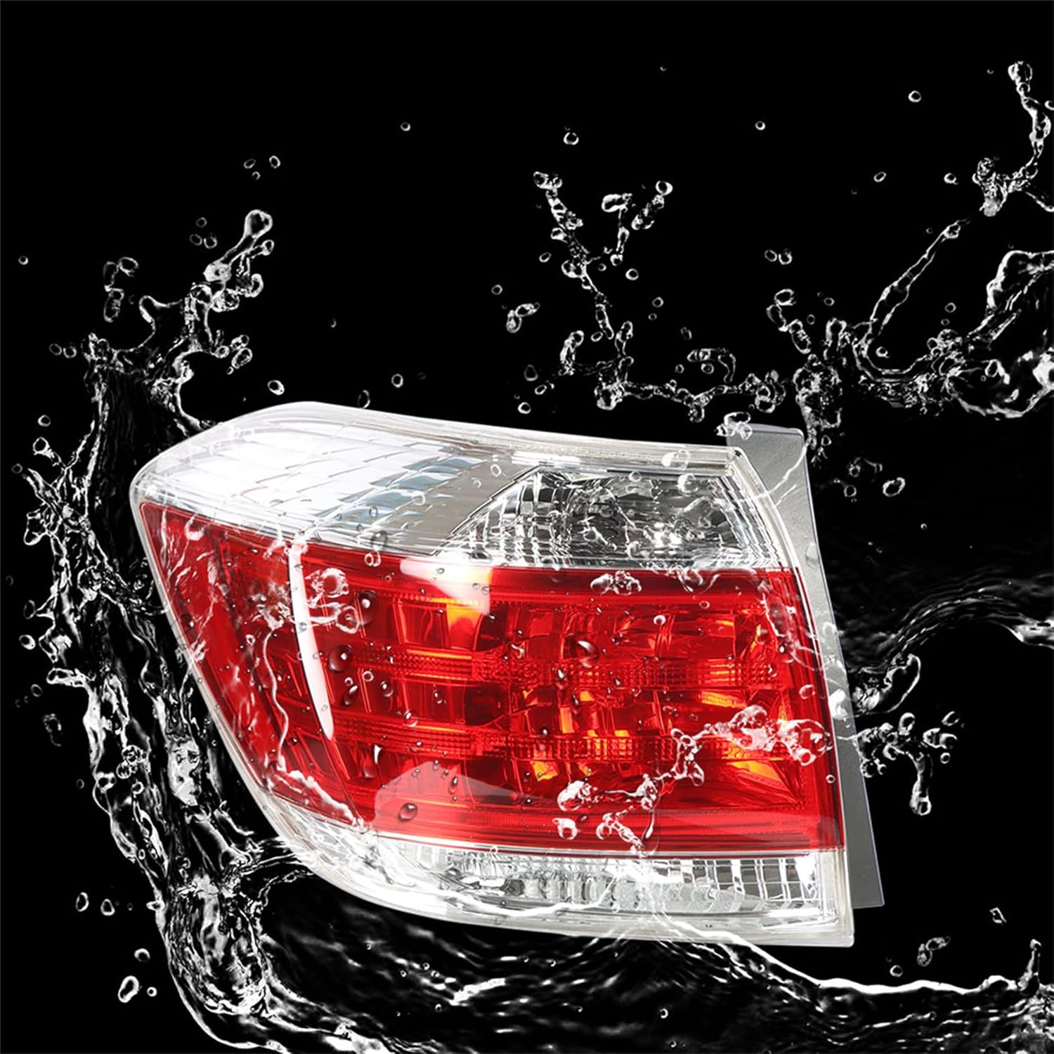 Rear Brake Light Replacement for 2011 2012 2013 Highlander Left Tail Light Brake Lamp cover 815600E070 Driver Side Car Tail Stop Lamp Bulbs