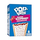Toaster Pastries, Breakfast Foods, Kids Snacks, Frosted Raspberry, 13.5oz Box (8 Pop-Tarts)