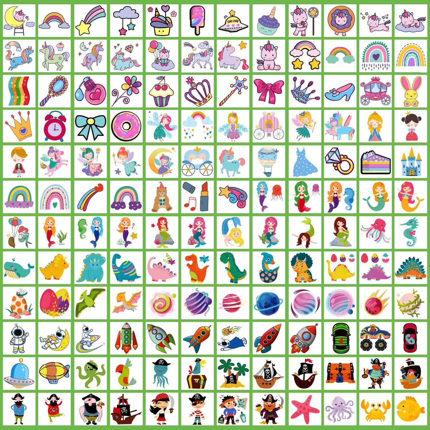 Kids Temporary Tattoos - Party Supplies -3