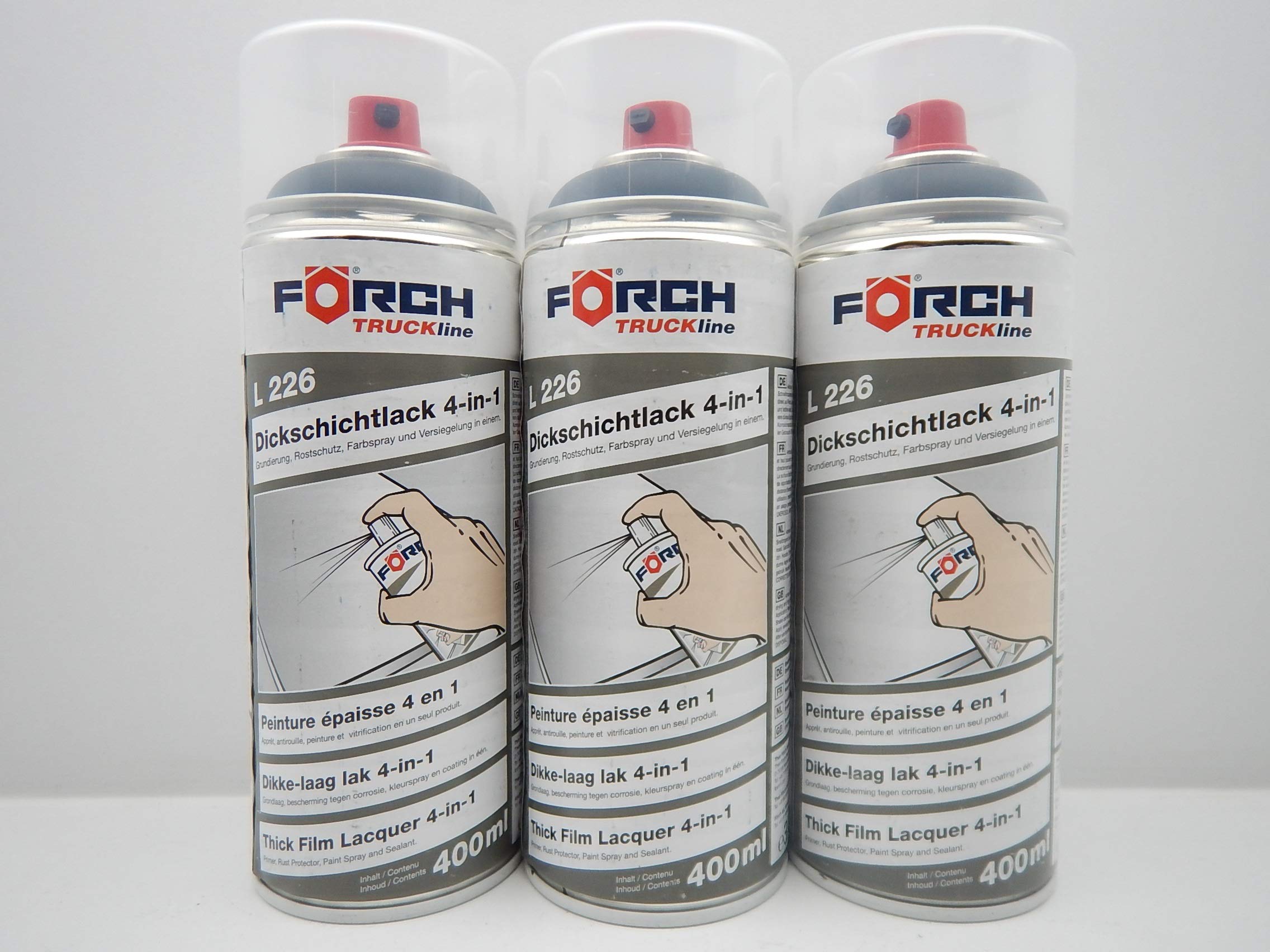 4 in 1 CASE ROT LANDMASCHINE DICKSCHICHTLACK LACK SPRAY SPRAYDOSE 400ML (3)