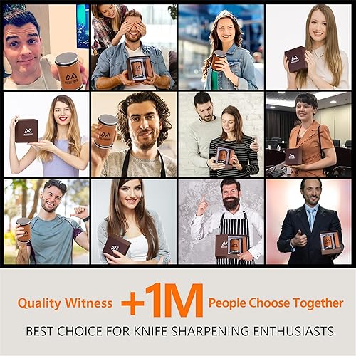Miniatura 2 de Kit de afilador de cuchillos, afilador de cuchillos rodantes, se utilizan sacapuntas de disco de cerámica, ángulos de inclinación magnética de 15 y