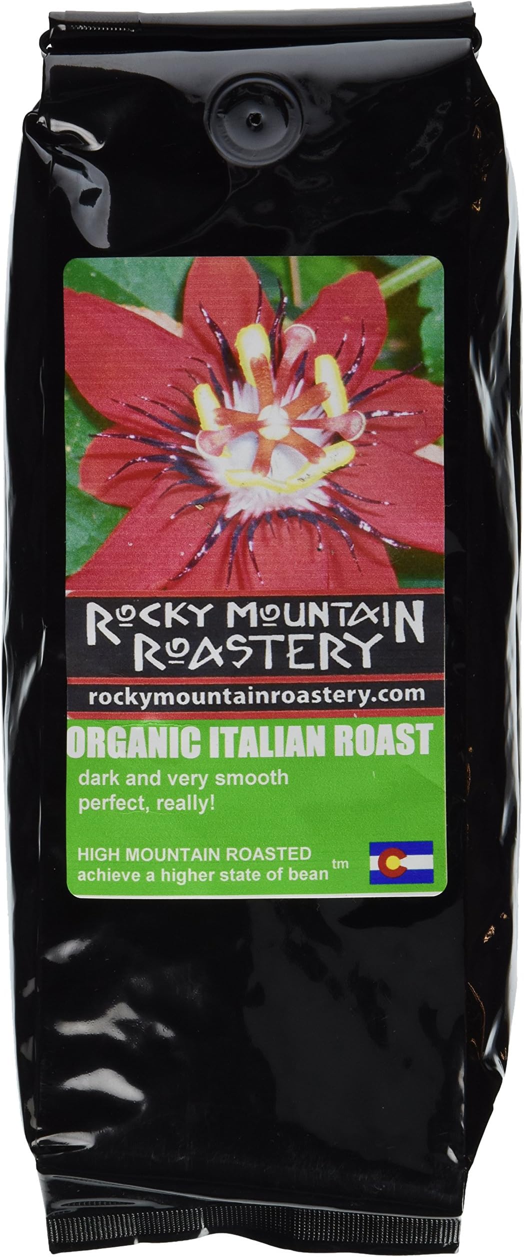 Organic Italian Roast Whole Bean Fresh Roasted Coffee 1lb Bag