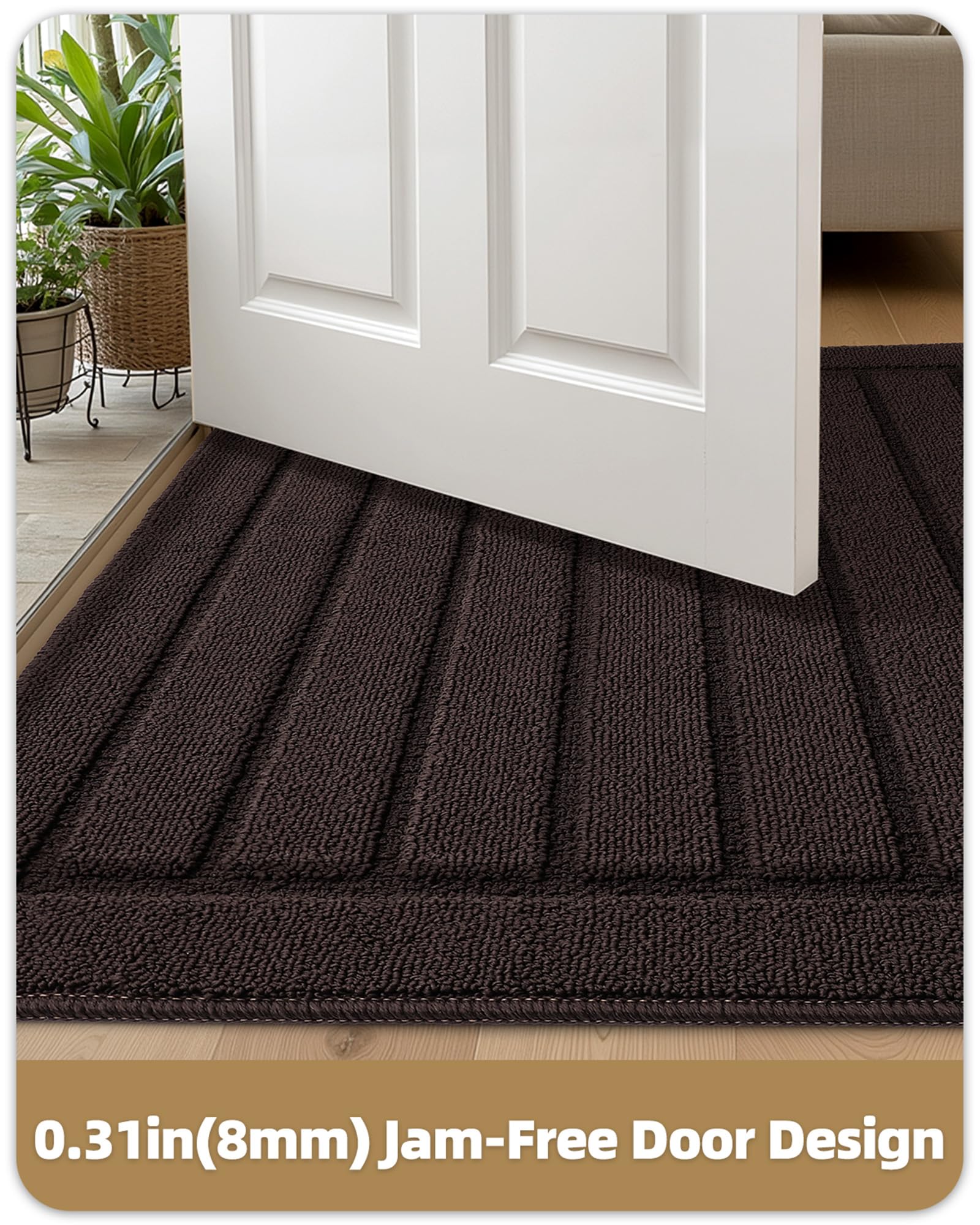 Amazon.com: Color&Geometry 30x17 Dirt Trapper Indoor Door Mat