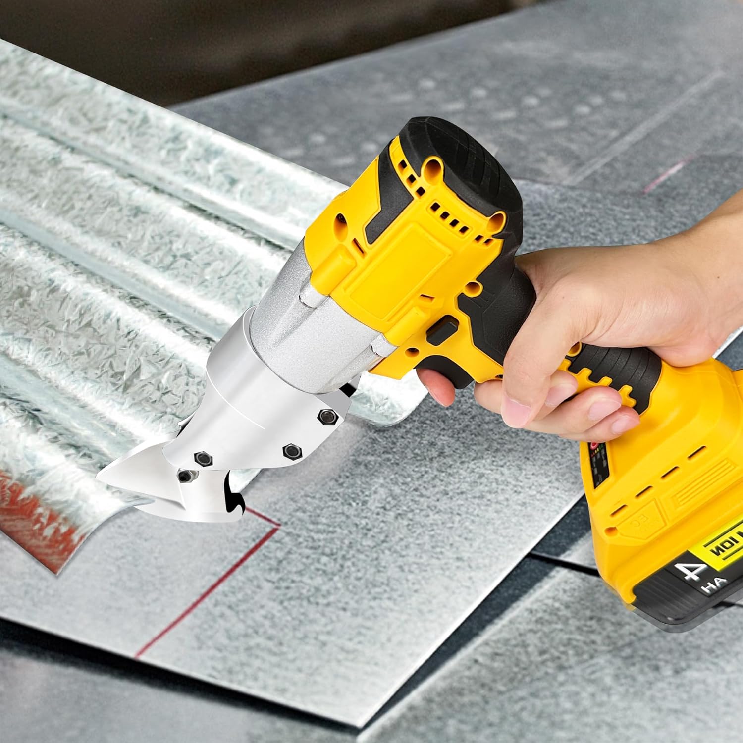 Metal Shears Compatible With Dewalt 20V Max Battery(No Battery) Cordless Metal Shears