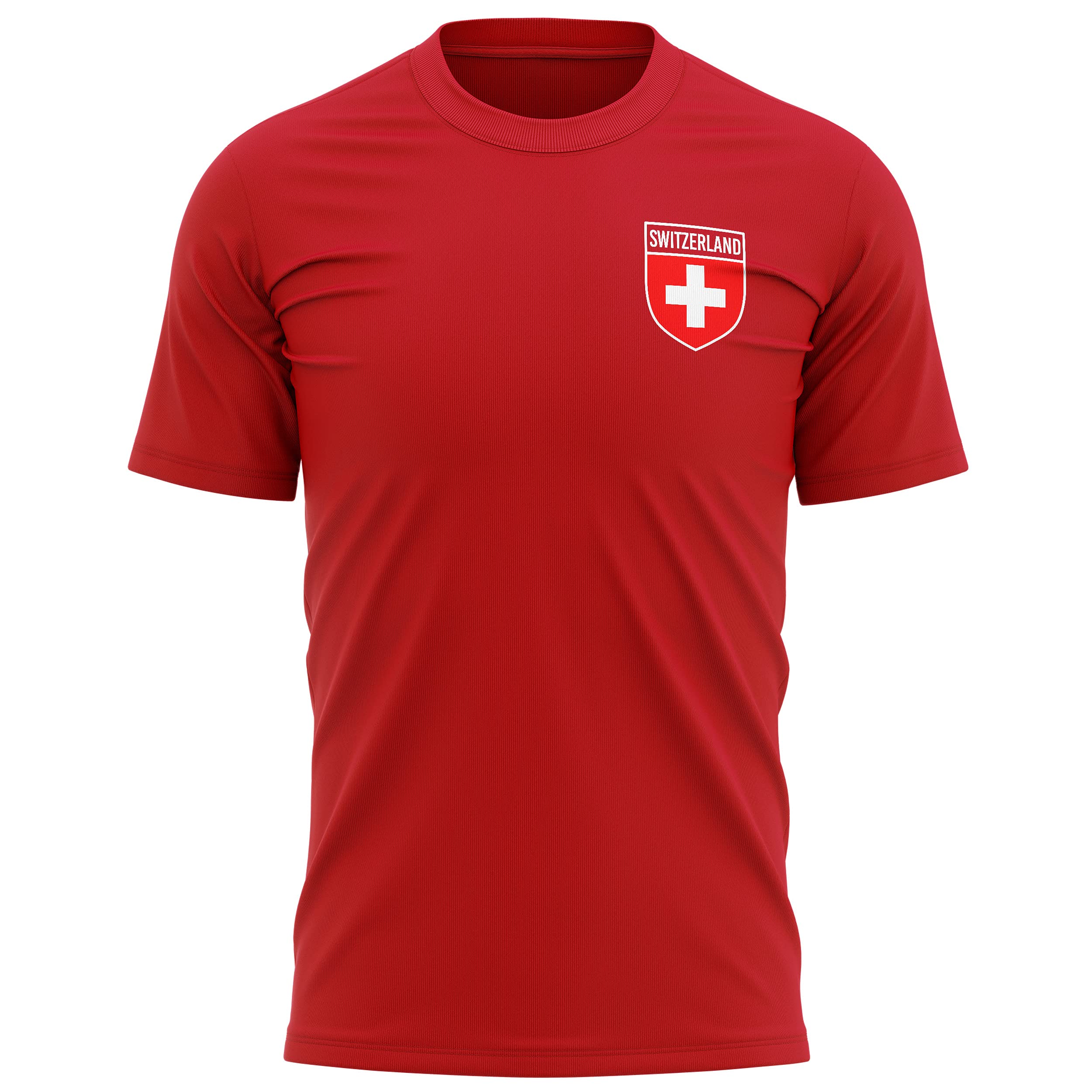 Purple Print HouseSwitzerland Football Shirt - Mens Switzerland Flag Badge T Shirt - Football European Country 2021 2020 Supporters Red White 1895 Tee Him - Swiss Tournament Footy Soccer Top