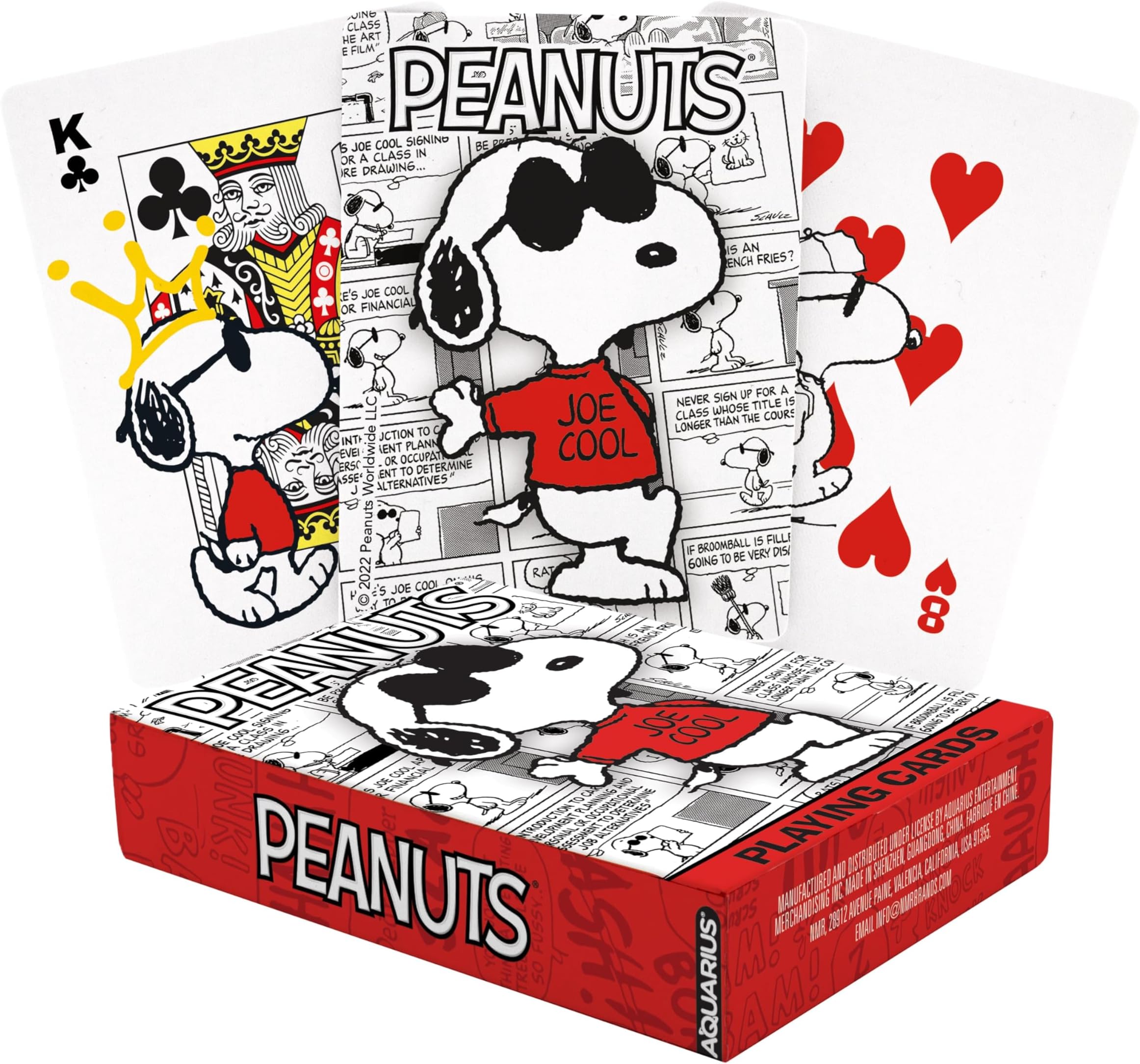 Peanuts Joe Cool Playing Cards - Joe Cool Themed Deck of Cards for Your Favorite Card Games - Officially Licensed Peanuts Merchandise & Collectibles