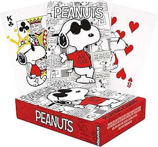 AQUARIUS Peanuts Joe Cool Playing Cards – Joe Cool Themed Deck of Cards for Your Favorite Card Game - Officially Licensed Peanuts Merchandise & Collectibles