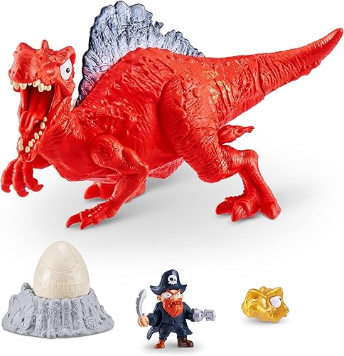 Miniatura 3 de Smashers ZURU - Mini huevo de dinosaurio Spinosaurus de juguete de descubrimiento prehistórico con 10 sorpresas, juguetes de dinosaurio, limo, arena