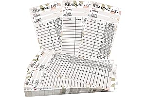 50 Pcs Reading Journal for Book Tracking 2023