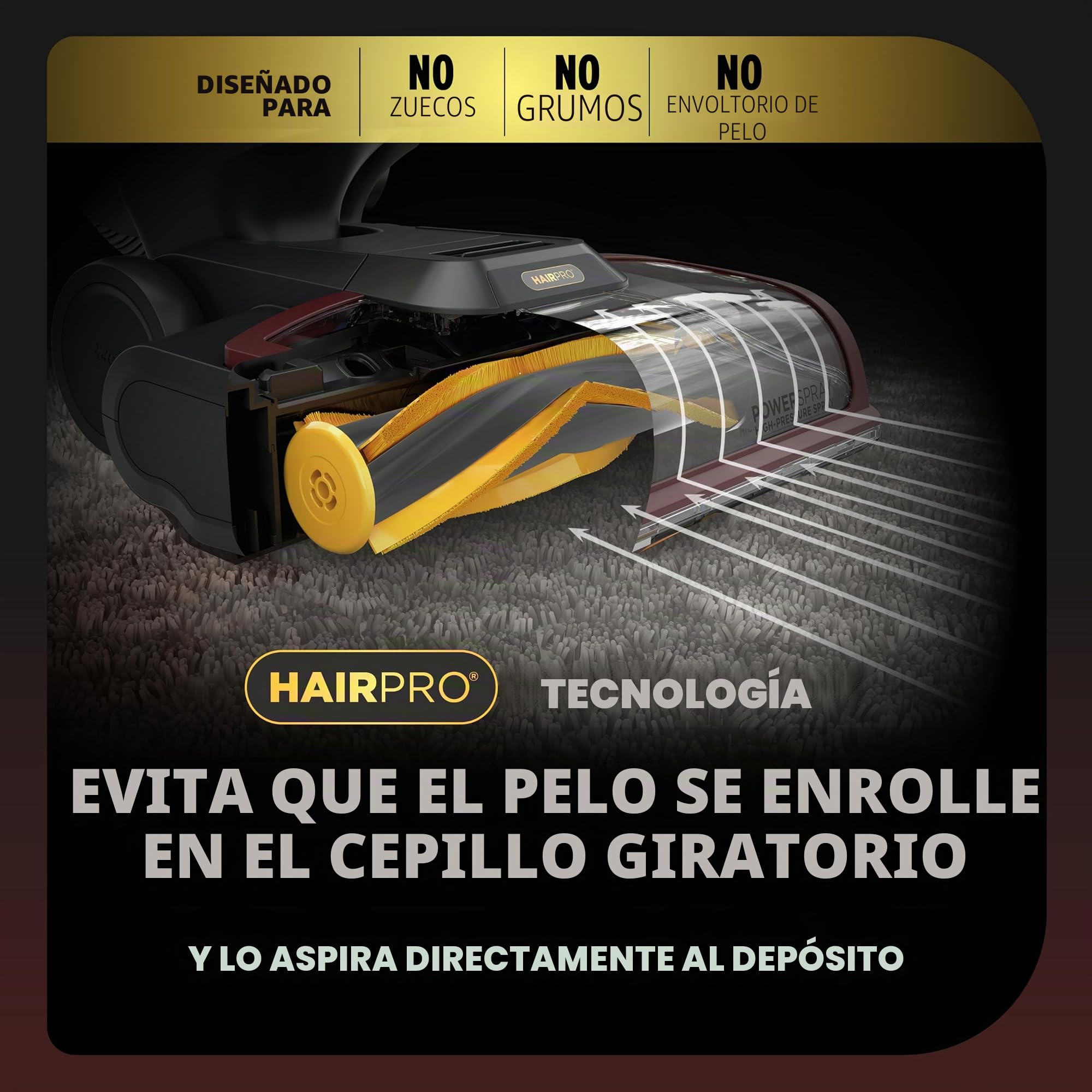 Shark CarpetXpert HairPro, limpiador de alfombras vertical, ligero, perfecto para mascotas, limpieza profunda, suciedad, suciedad y eliminación de olores, champú de alfombras, EX221BRN, magenta