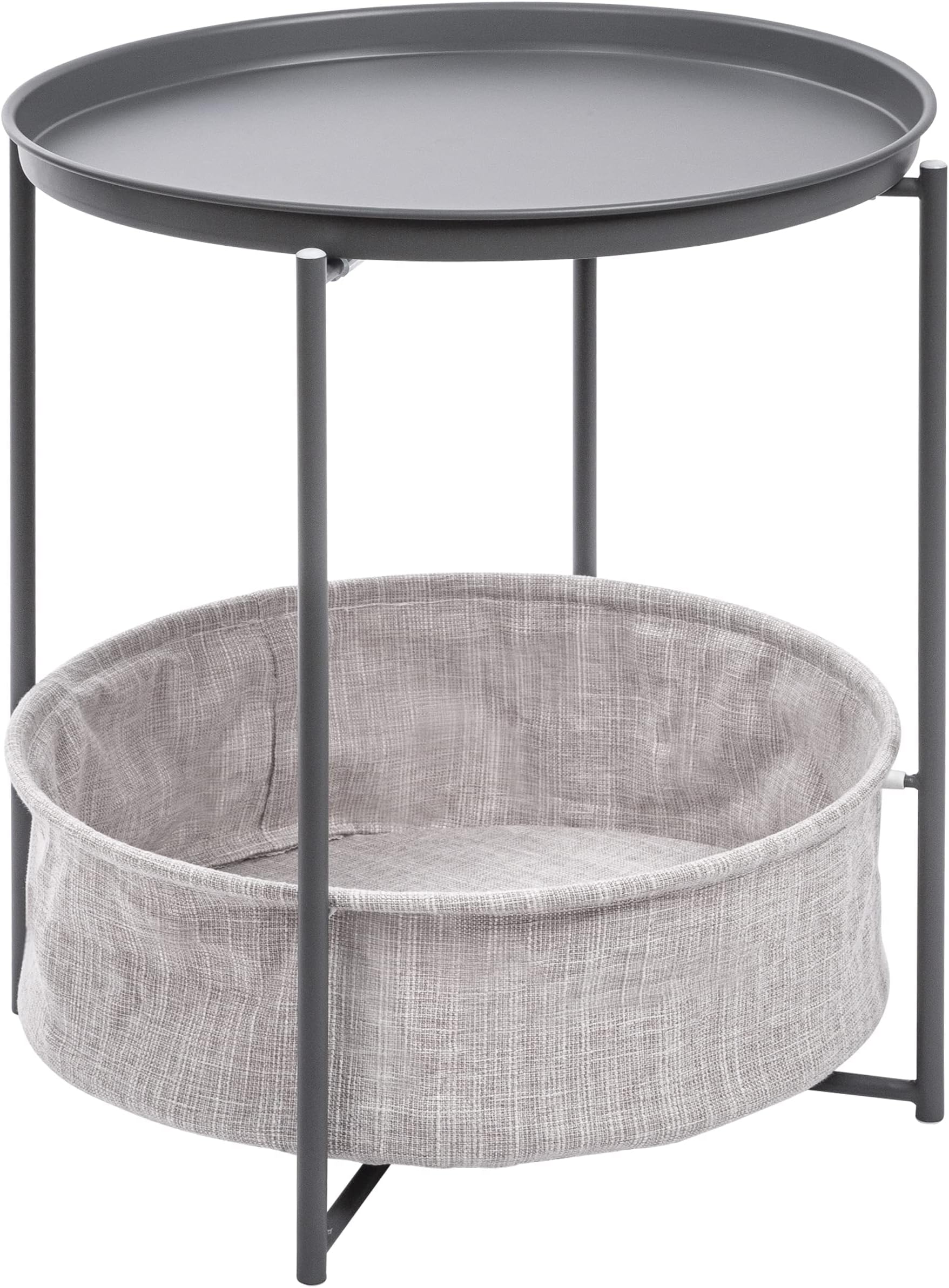 Amosfun Metallkorb Rund - Kleiner Aufbewahrungskorb Für Obst & Gemüse